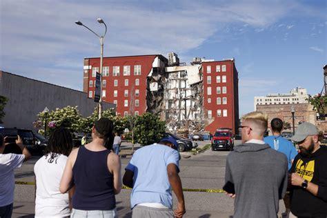Iowa apartment collapse leaves residents missing, rubble too dangerous to search